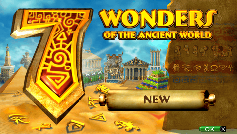 7 Wonders of the Ancient World Title Screen